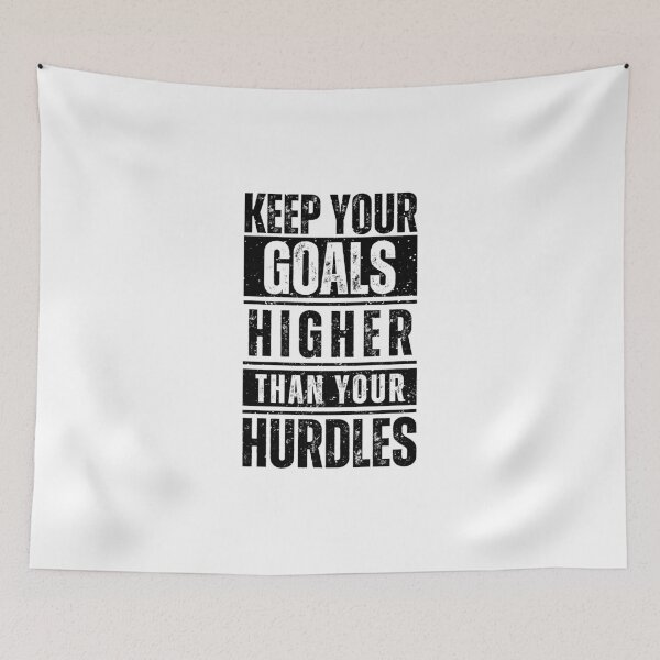 Item preview, Keep your goals higher than your hurdles designed and sold by Dondonmart.