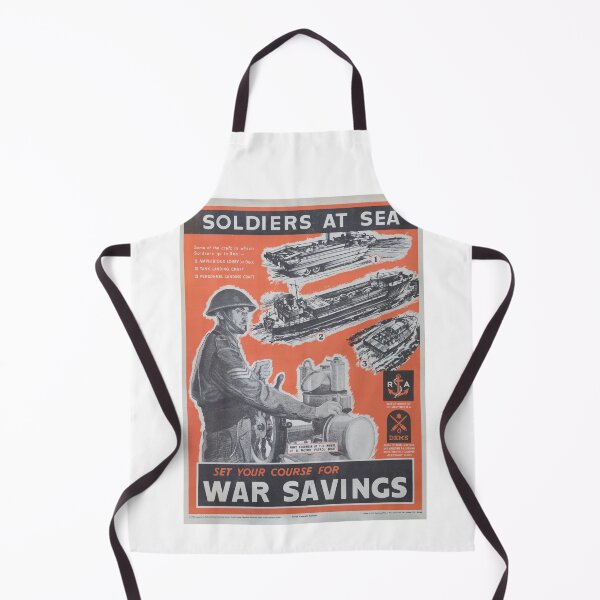 Item preview, British wartime poster. Restored Print of Army Sea Craft designed and sold by JonDelorme.