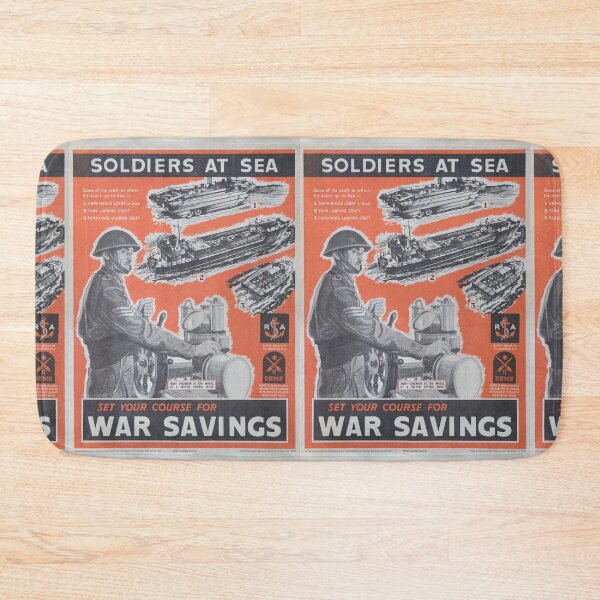 Item preview, British wartime poster. Restored Print of Army Sea Craft designed and sold by JonDelorme.