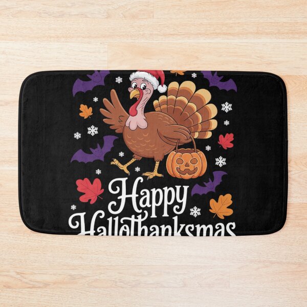 Item preview, Happy Hallothanksmas Shirt Halloween Thanksgiving Christmas  designed and sold by NailMolisa.
