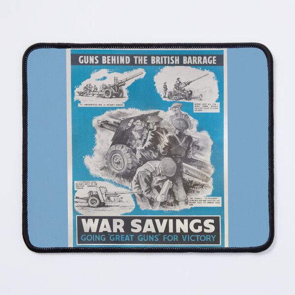 Item preview, British wartime poster. Restored Print of Army Field Guns designed and sold by JonDelorme.