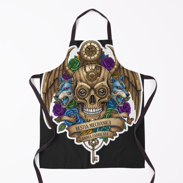 Item preview, Steampunk Wolf Skull Mechanical Art designed and sold by Ekracreatives.