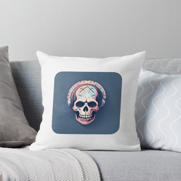 Item preview, Skull with Headphones Icon designed and sold by RED-MOUSE.
