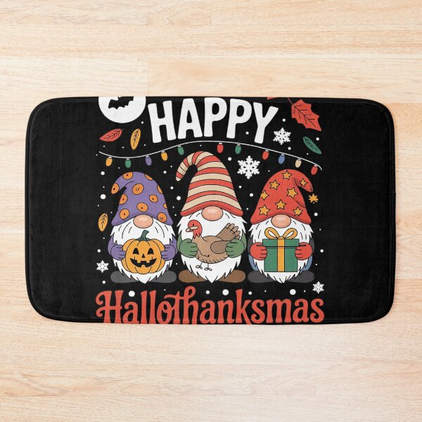 Item preview, Happy Hallothanksmas Shirt Halloween Thanksgiving Christmas01  designed and sold by NailMolisa.