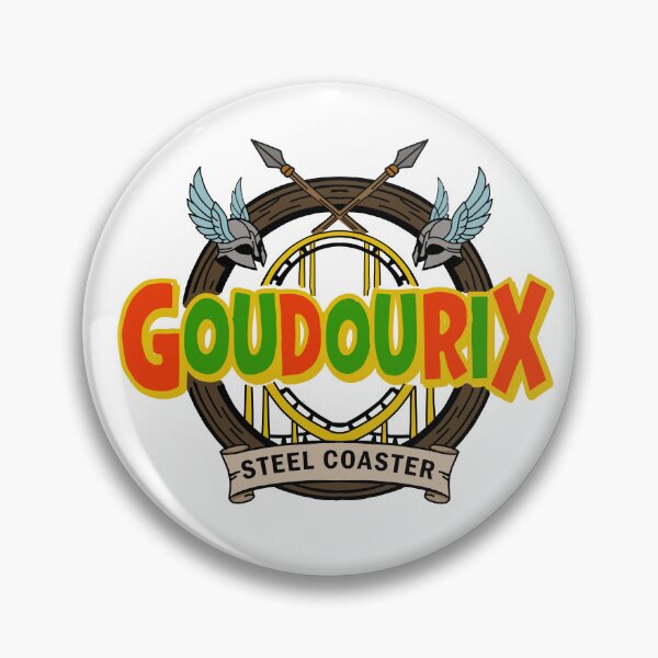 Item preview, Goudurix roller coaster logo designed and sold by FoolishDreamers.