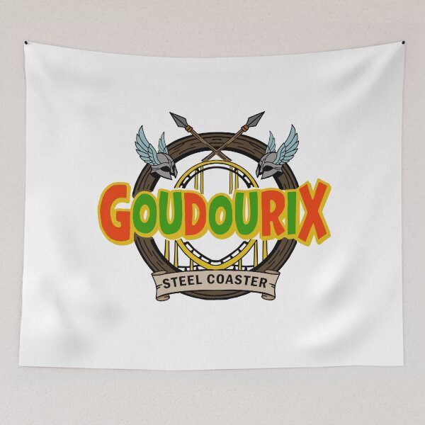 Item preview, Goudurix roller coaster logo designed and sold by FoolishDreamers.