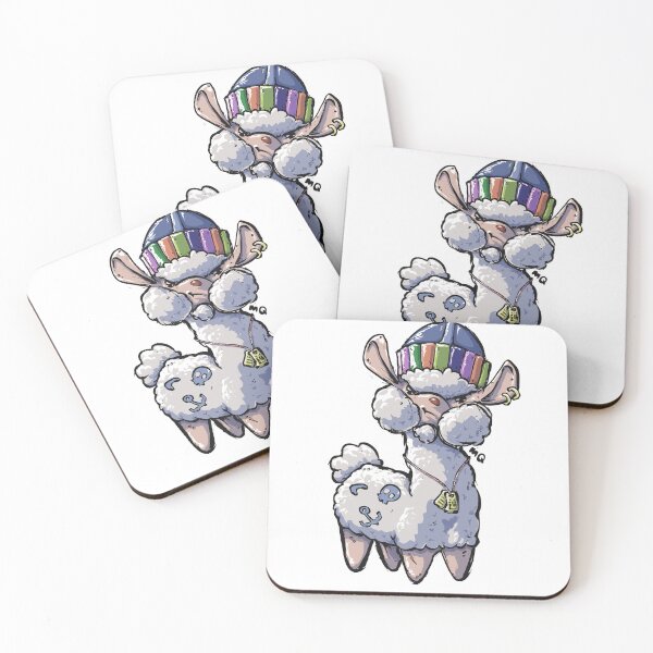 Item preview, Llama with Attitude designed and sold by Cute & Funny Hand-Drawn Prints | Happy Doodle Friends Shop.