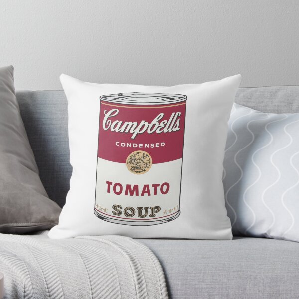 Campbell's soup Throw Pillow