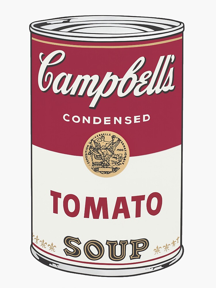 Thumbnail 3 of 3, Sticker, Campbell's soup designed and sold by artsmartstart.