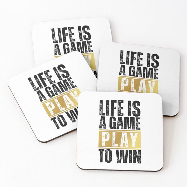 Item preview, Life is a game play to win designed and sold by Dondonmart.