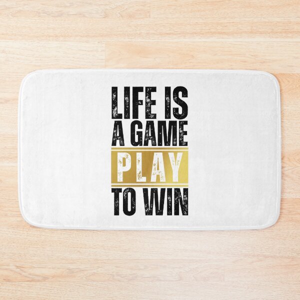 Item preview, Life is a game play to win designed and sold by Dondonmart.