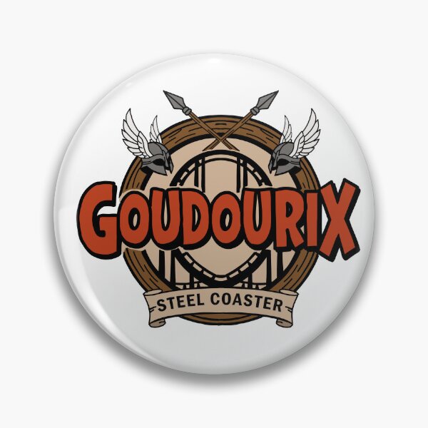 Aperçu de l'œuvre logo du roller coaster Goudurix créée et vendue par FoolishDreamers.