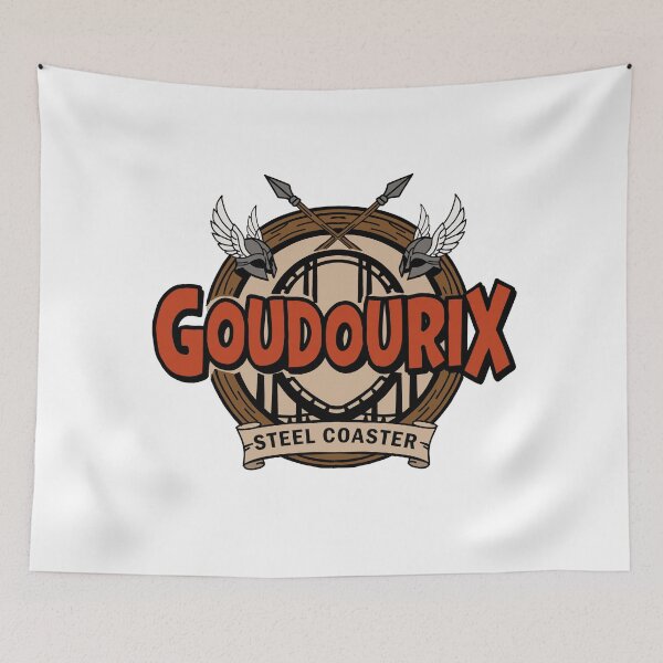 Item preview, Goudurix roller coaster logo designed and sold by FoolishDreamers.