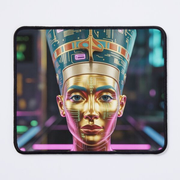 Item preview, Ancient Egyptian Queen in Cyberpunk Style designed and sold by Wonderful Designs.