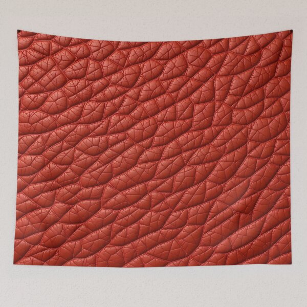 Item preview, Rich Red Terracotta Leather Texture designed and sold by SolaoLab.
