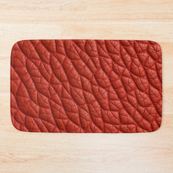Item preview, Rich Red Terracotta Leather Texture designed and sold by SolaoLab.