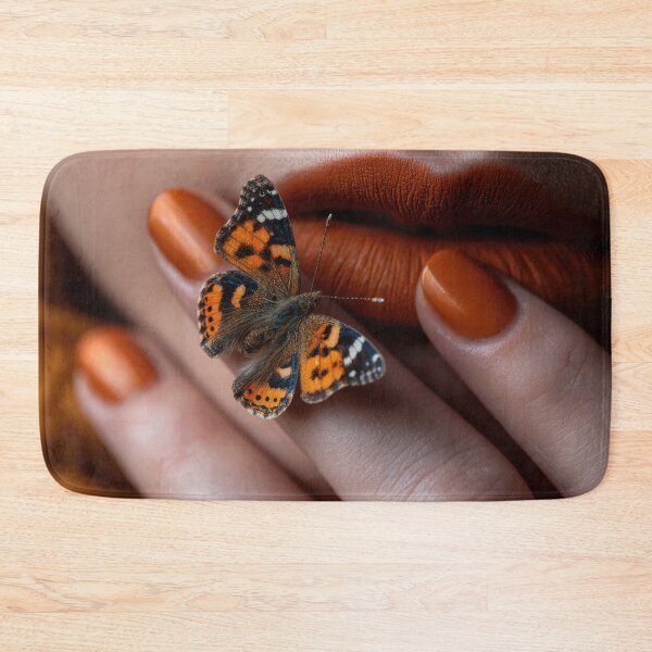 Item preview, Butterfly rests on lips of a person designed and sold by anytka.