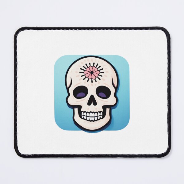 Item preview, Cute Floral Skull Icon Illustration designed and sold by RED-MOUSE.