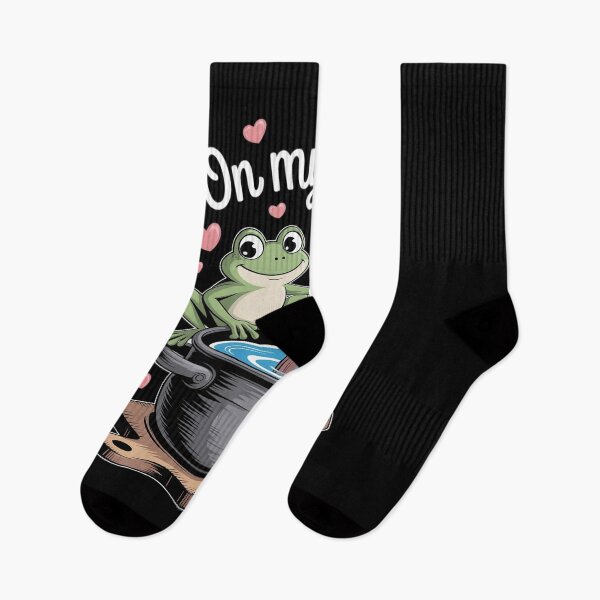 Item preview, On My Way To Stir The Pot Funny Frog Sarcasm Joke  designed and sold by MyzoToyota.