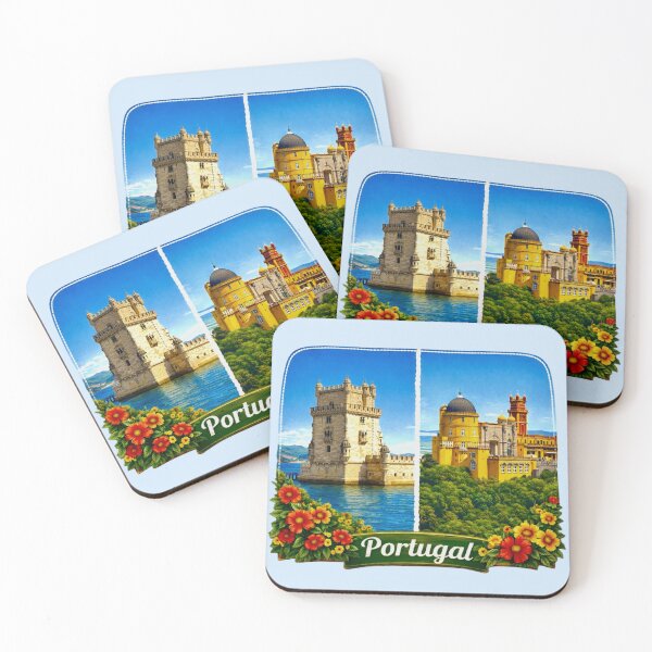 Item preview, Portugal - Lisbon & Sintra Landmarks designed and sold by Myra365Art.