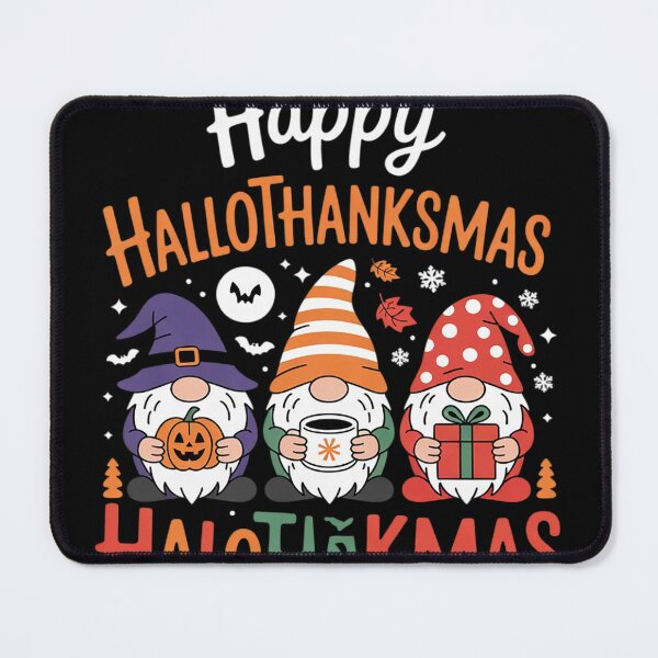 Item preview, Happy HalloThanksMas, Funny Halloween Thanksgiving Christmas1 designed and sold by NailMolisa.
