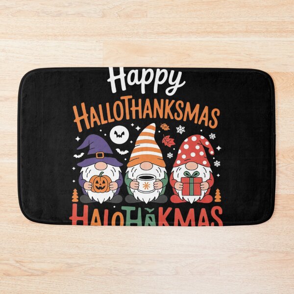 Item preview, Happy HalloThanksMas, Funny Halloween Thanksgiving Christmas1  designed and sold by NailMolisa.