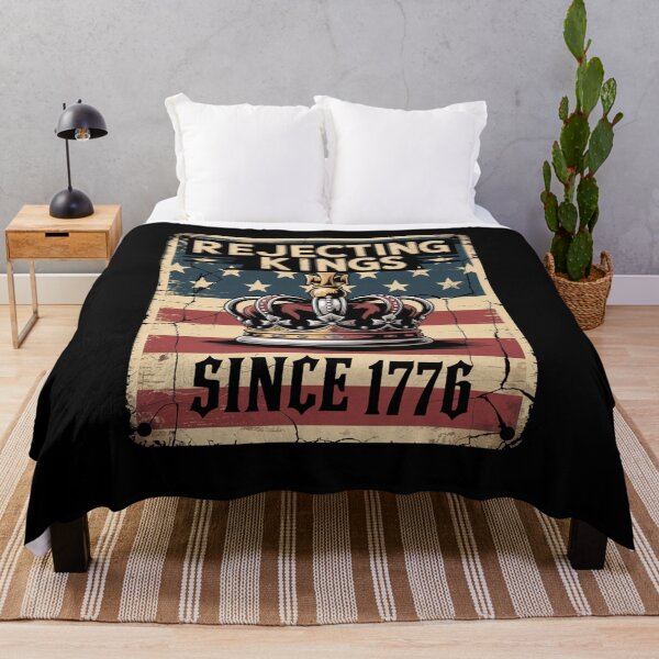 Item preview, Rejecting Kings Since 1776 Usa Flag 4Th Of July designed and sold by MeowtivationP.