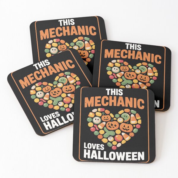 Item preview, This Mechanic Loves Halloween Serviceman Scary Auto Mechanic  designed and sold by FadeOfThrone.