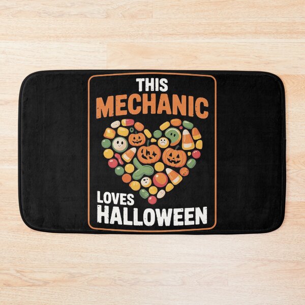 Item preview, This Mechanic Loves Halloween Serviceman Scary Auto Mechanic  designed and sold by FadeOfThrone.