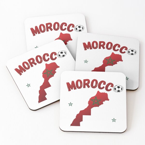 Item preview, Modern Morocco Map & Soccer Ball Illustration designed and sold by Sofialaamarita1.