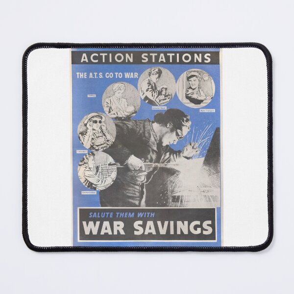 Item preview, British wartime poster. Restored Print of Women At War designed and sold by JonDelorme.