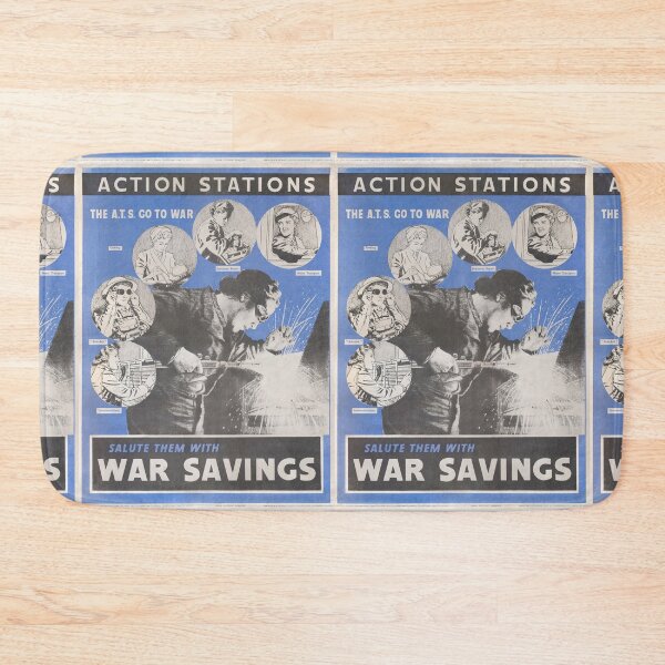 Item preview, British wartime poster. Restored Print of Women At War designed and sold by JonDelorme.