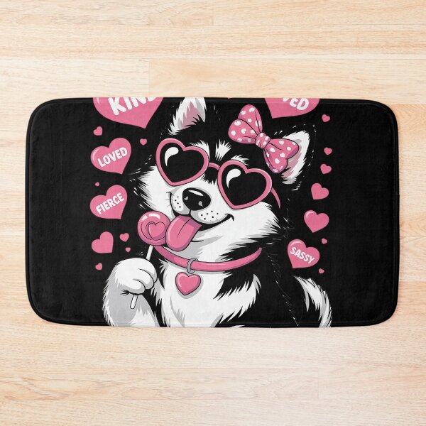 Item preview, Husky Dog Coquette Candy Valentines Day Pet Lover Hearts  designed and sold by NailMolisa.