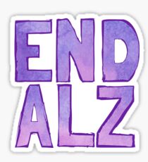 End Alz Sticker