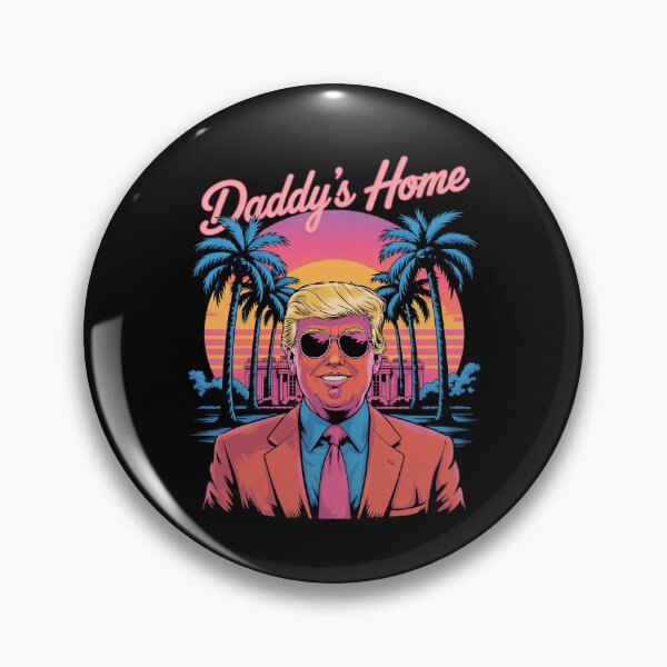 Item preview, Daddys Home White House Trump Pink  designed and sold by MarryIsMonth.