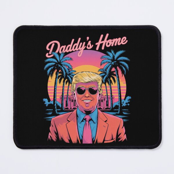 Item preview, Daddys Home White House Trump Pink designed and sold by MarryIsMonth.