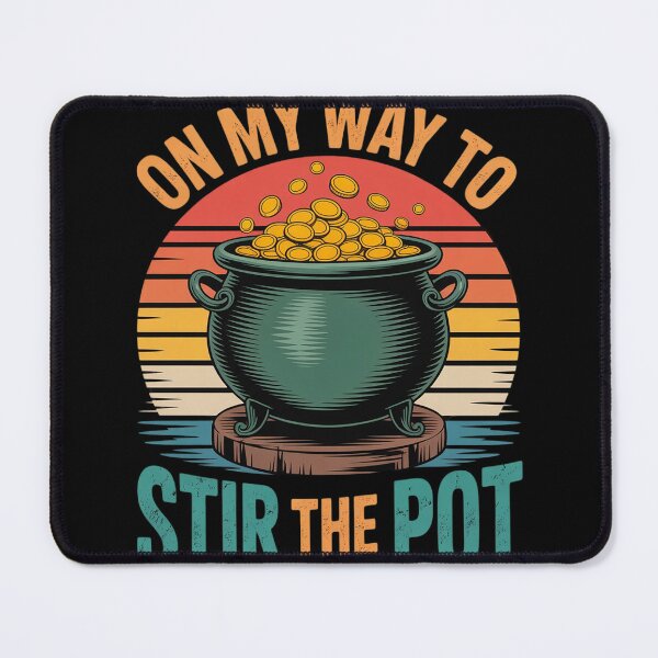 Item preview, On My Way To Stir The Pot Retro Vintage The Pot Funny designed and sold by MyzoToyota.