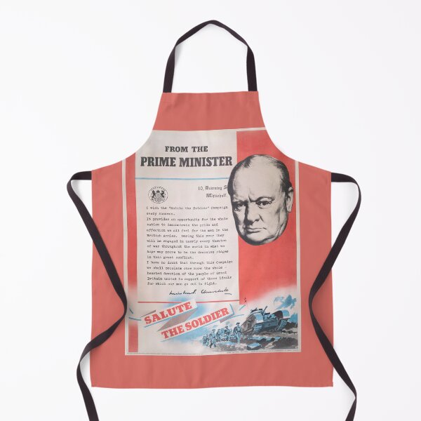 Item preview, British wartime poster. Restored Print Of Winston Churchill designed and sold by JonDelorme.