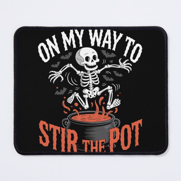 Item preview, On My Way To Stir the Pot Skeleton Halloween Costume designed and sold by MyzoToyota.