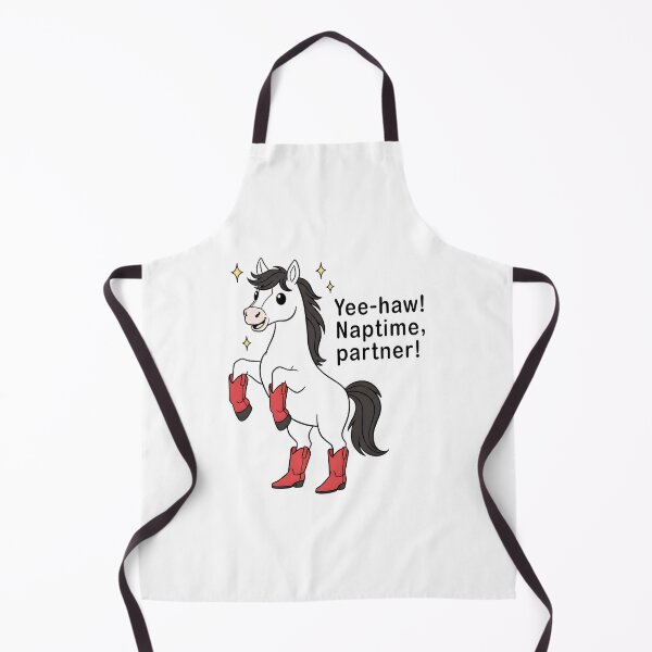 Item preview, Yee-haw! Naptime, Partner – Cute Cowboy Horse Illustration designed and sold by Senkov.