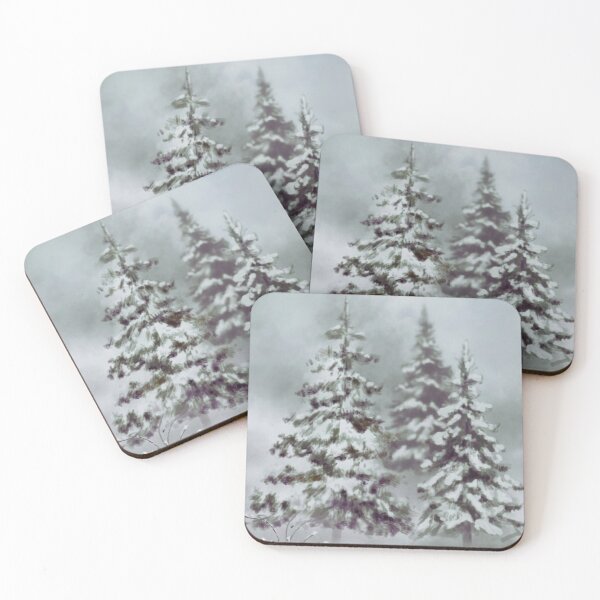 Item preview, Christmas Morning Mist and Frozen Berries designed and sold by WatercolourLily.