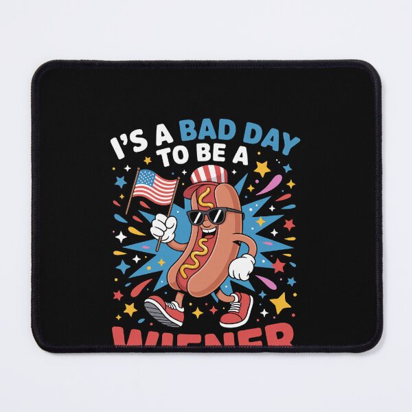 Item preview, Its A Bad Day To Be A Wiener Hot Dog 4Th Of July Bbq designed and sold by HeinzanoWeno.