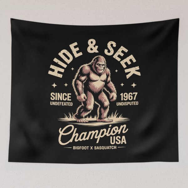 Item preview, Bigfoot Hide And Seek Sasquatch designed and sold by SiegridOffical.