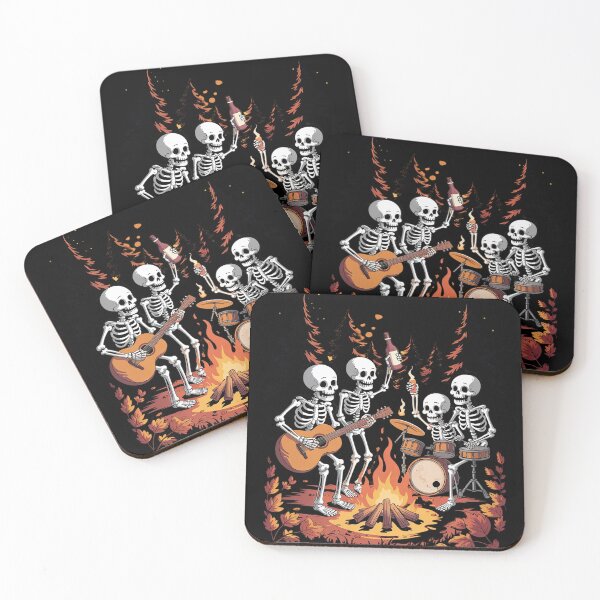 Item preview, Ghost and Skeleton by Fire Camping Gothic Halloween  designed and sold by FadeOfThrone.