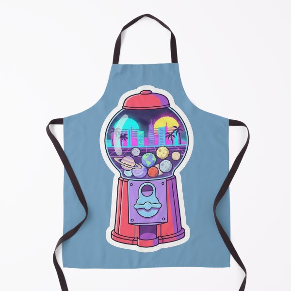 Item preview, Retro Cosmic Gumball Machine | Planets & Neon City Reflection Aesthetic designed and sold by DigitalVibes Art, CreatorSpace, PixelMood. By AngryFish.Art..