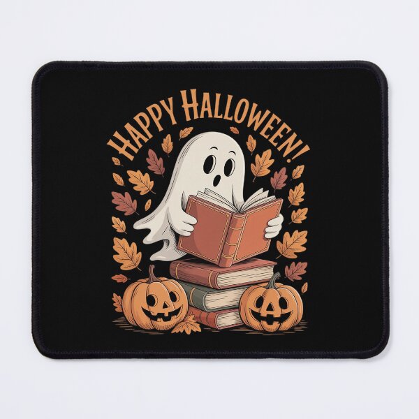 Item preview, Ghost Book Reading Pumpkin Gothic Halloween Teachers  designed and sold by FadeOfThrone.