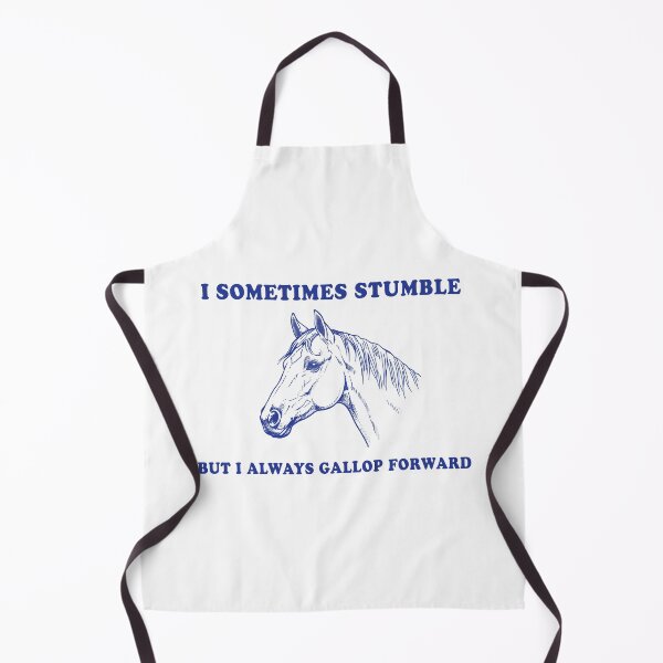 Item preview, I Sometimes Stumble But I Always Gallop Forward – Motivational Horse Art designed and sold by Senkov.
