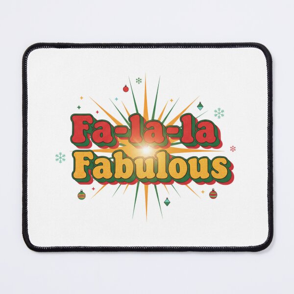 Item preview, Fa-la-la Fabulous-Fun Christmas Holiday Typography Design designed and sold by Aarvya Fashion Club ( A.F.C ).
