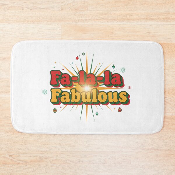 Item preview, Fa-la-la Fabulous-Fun Christmas Holiday Typography Design designed and sold by Aarvya Fashion Club ( A.F.C ).