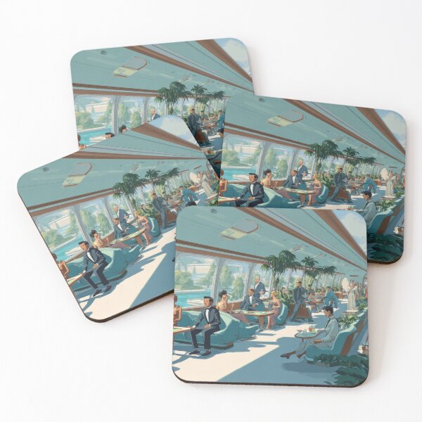 Item preview, Dining in a modern glass building designed and sold by anytka.